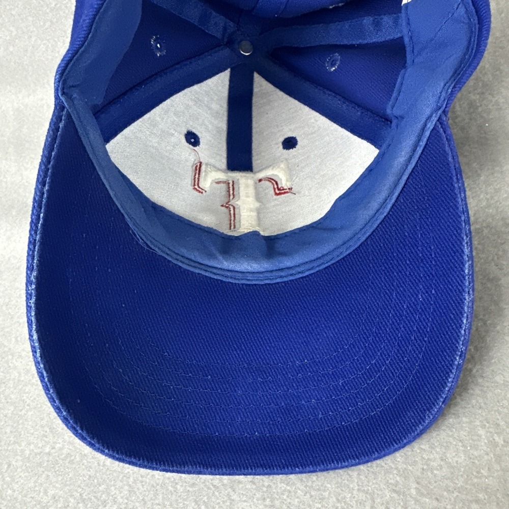 Texas Rangers Hat Cap Blue Strapback Adjustable Embroidered Baseball - Picture 6 of 9
